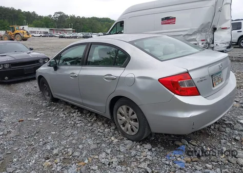 2012 Honda Civic Lx from USA, damaged, VIN 2HGFB2F53CH560566
